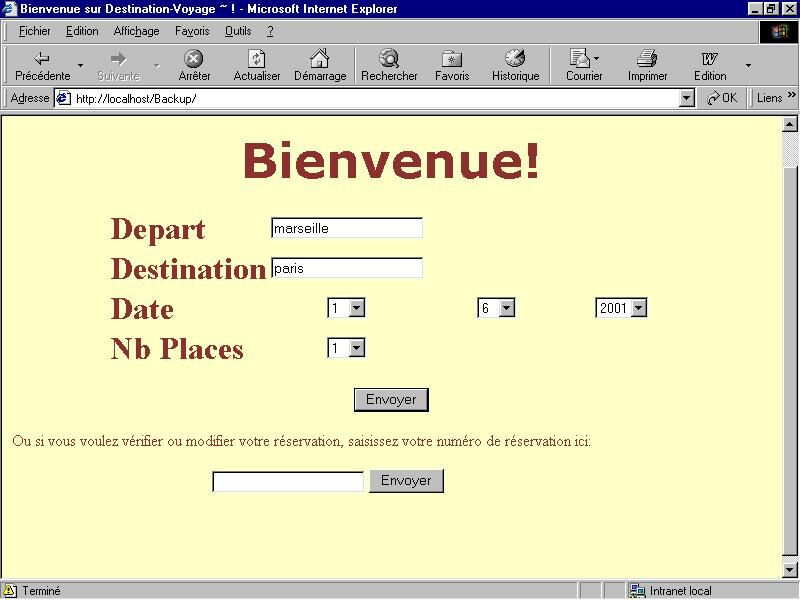 Interface Web